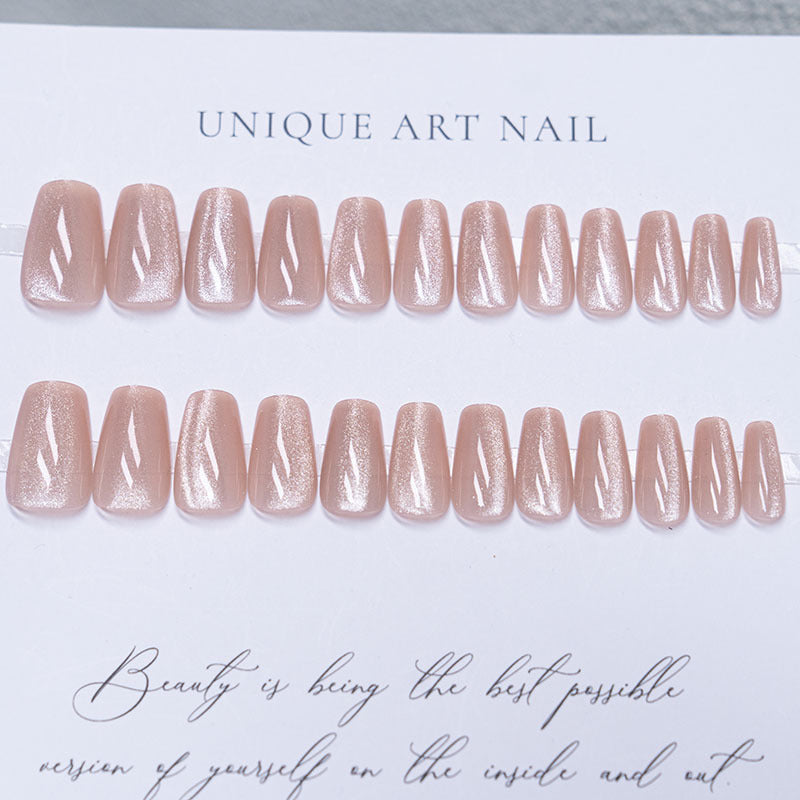 Glossy Press-On Nail Enhancements