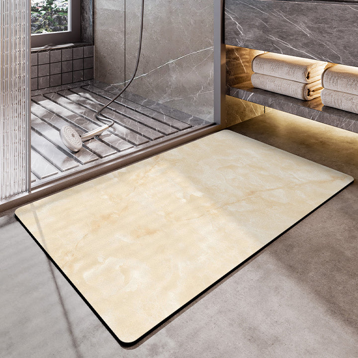 Marble Pattern Bath Mat Kalsten