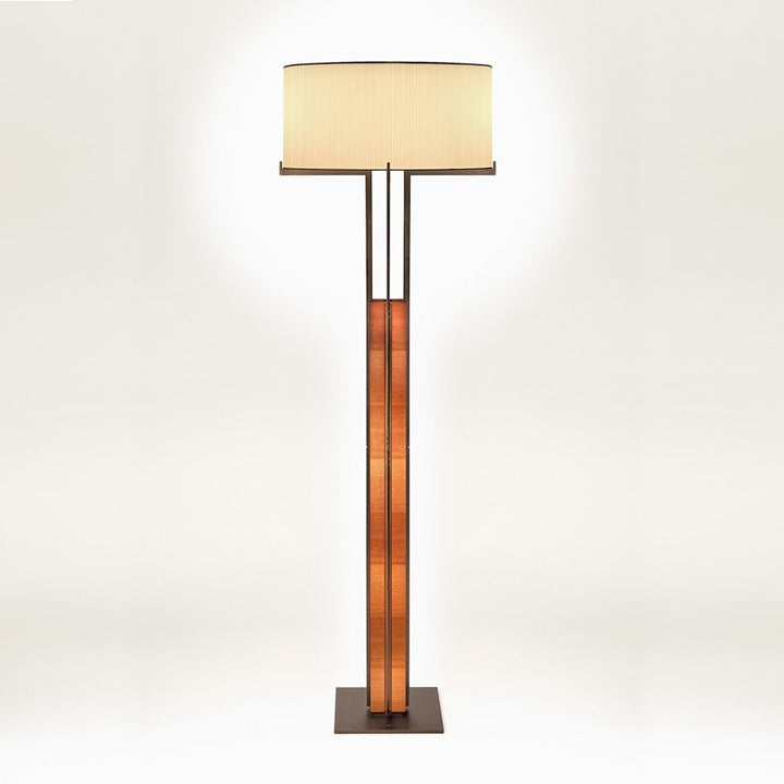 Modern Wooden Table Lamp with Unique Shade