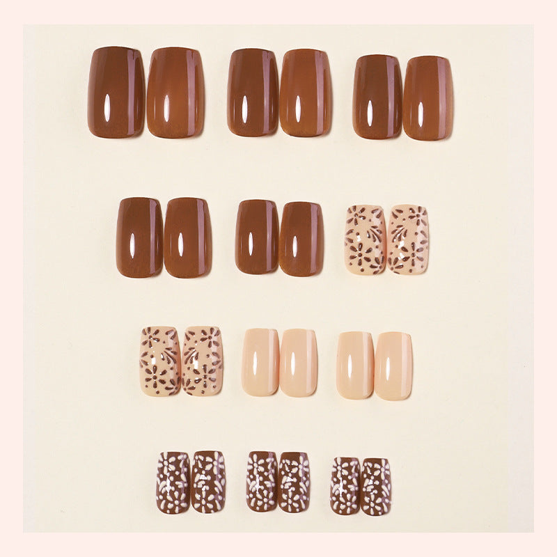 Premium Press-On Nail Set with Artistic Designs Kalsten
