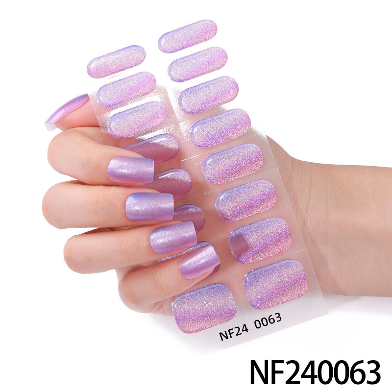 Sparkling Glossy Nail Wraps