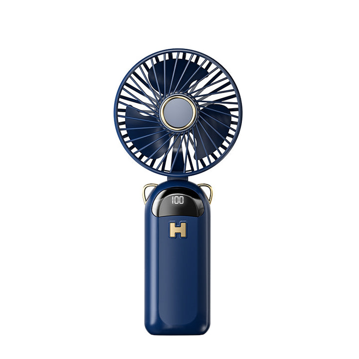 Women Portable Handheld Fan with LCD Display Kalsten