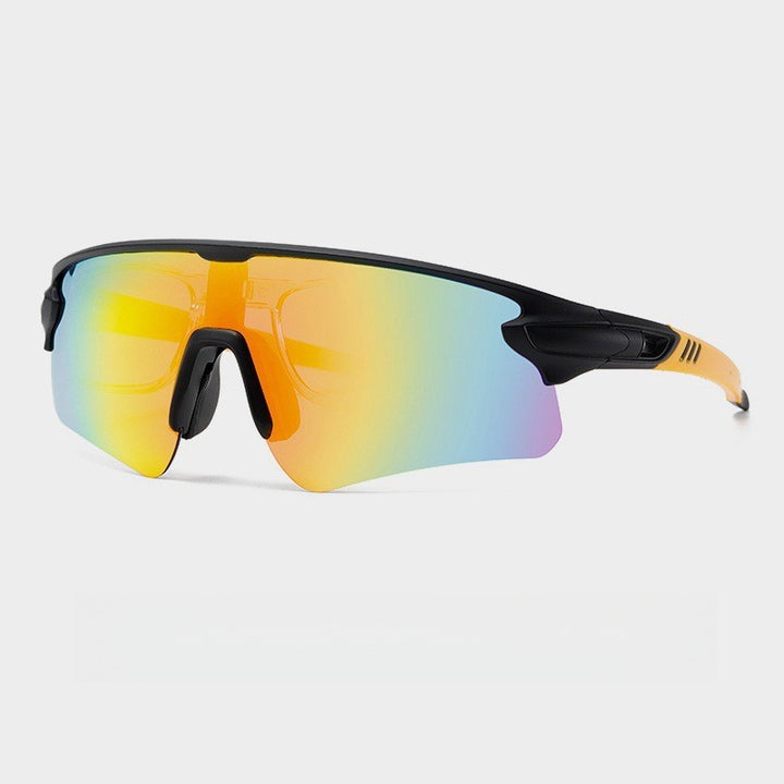Unisex sporty high-performance sunglasses with aerodynamic design and adjustable nose pad Kalsten