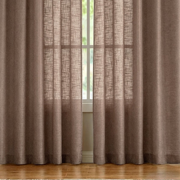 Sheer Linen Window Curtains Kalsten