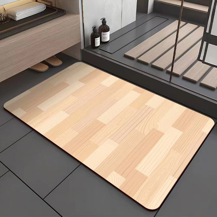 Modern Patterned Bath Mat Kalsten