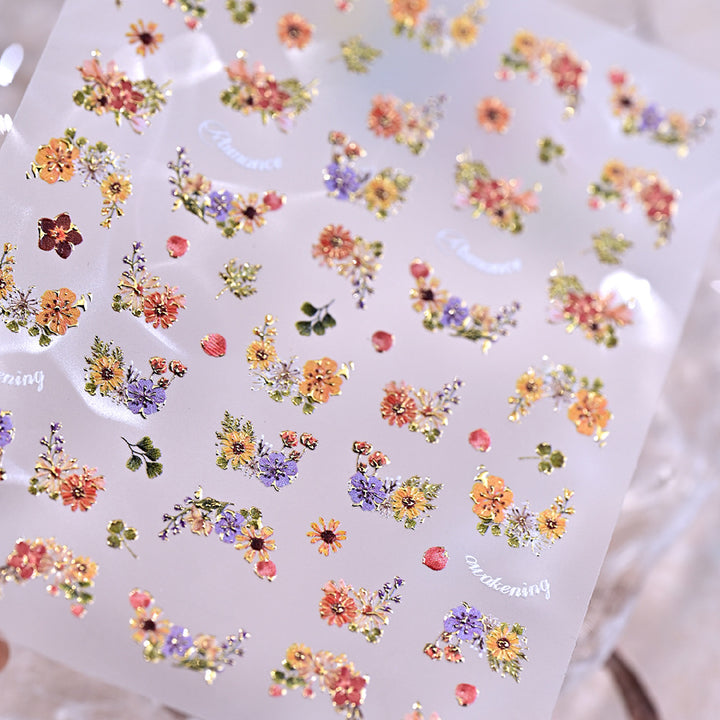 Floral Nail Art Decals