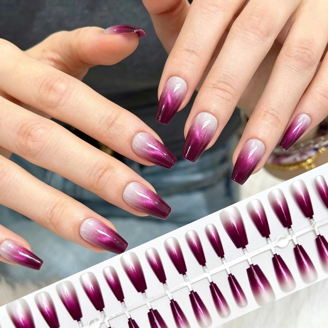 Ombre Gradient Press-On Nails Set