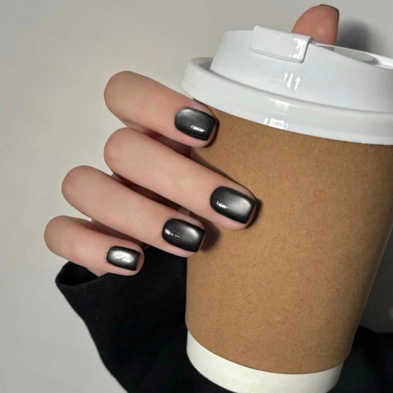 Glossy Square Tip Press-On Nail Set