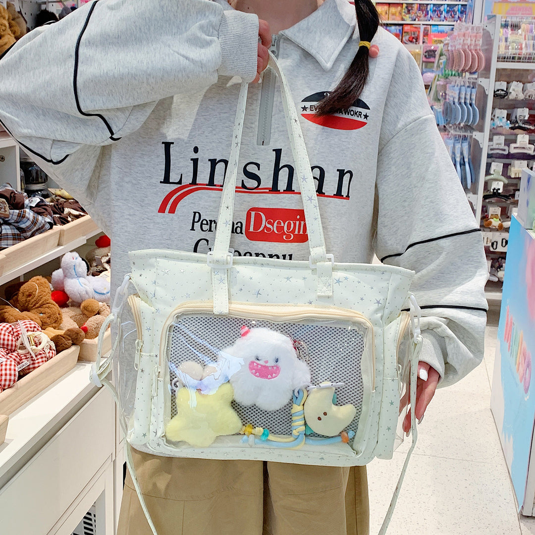 Cute Transparent Organizer Crossbody Bag Kalsten