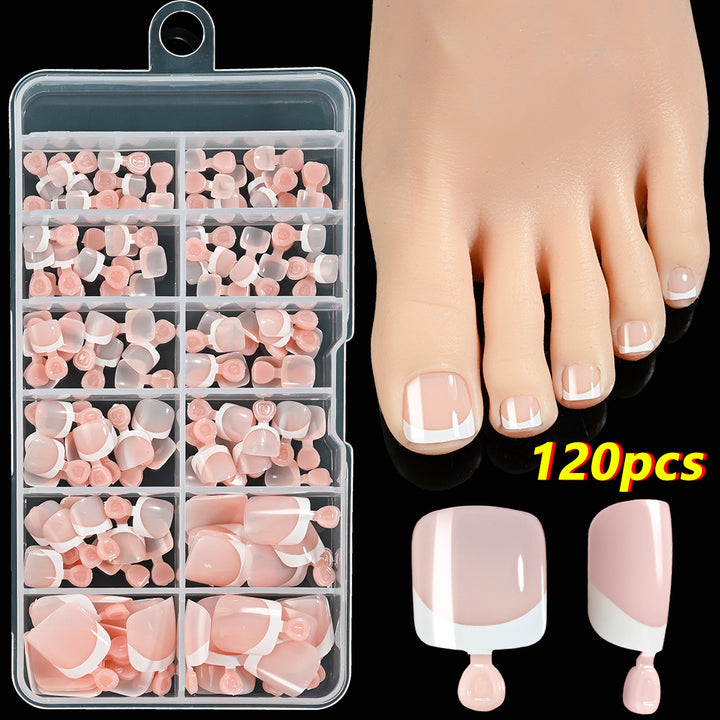 French Tip Press-On Nail Set