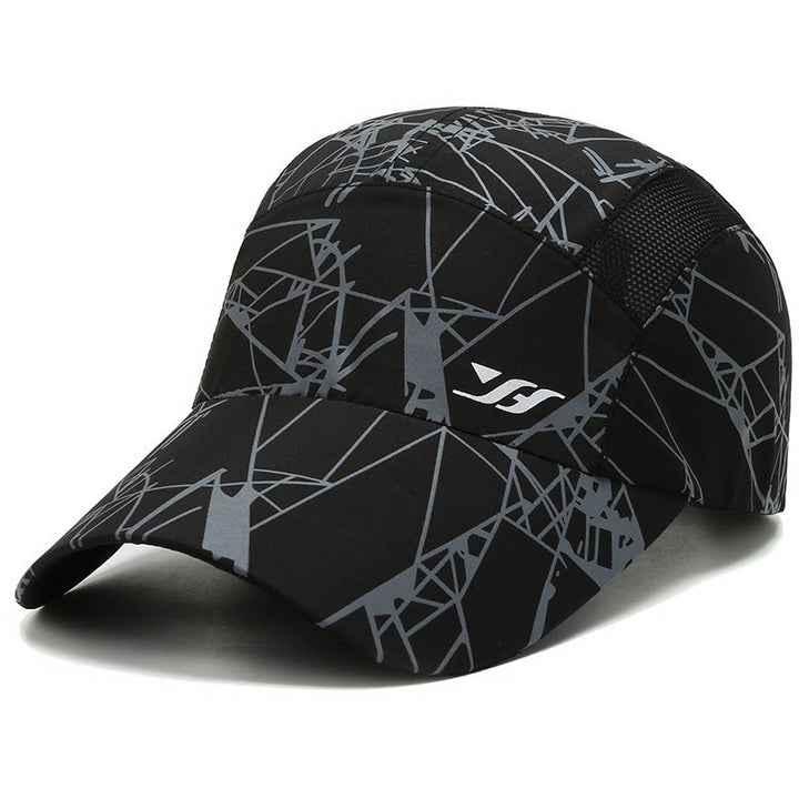 Women’s sporty running cap with stunning geometric pattern Kalsten
