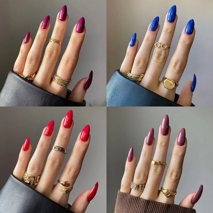 Elegant Acrylic Nails with High Gloss Finish Kalsten