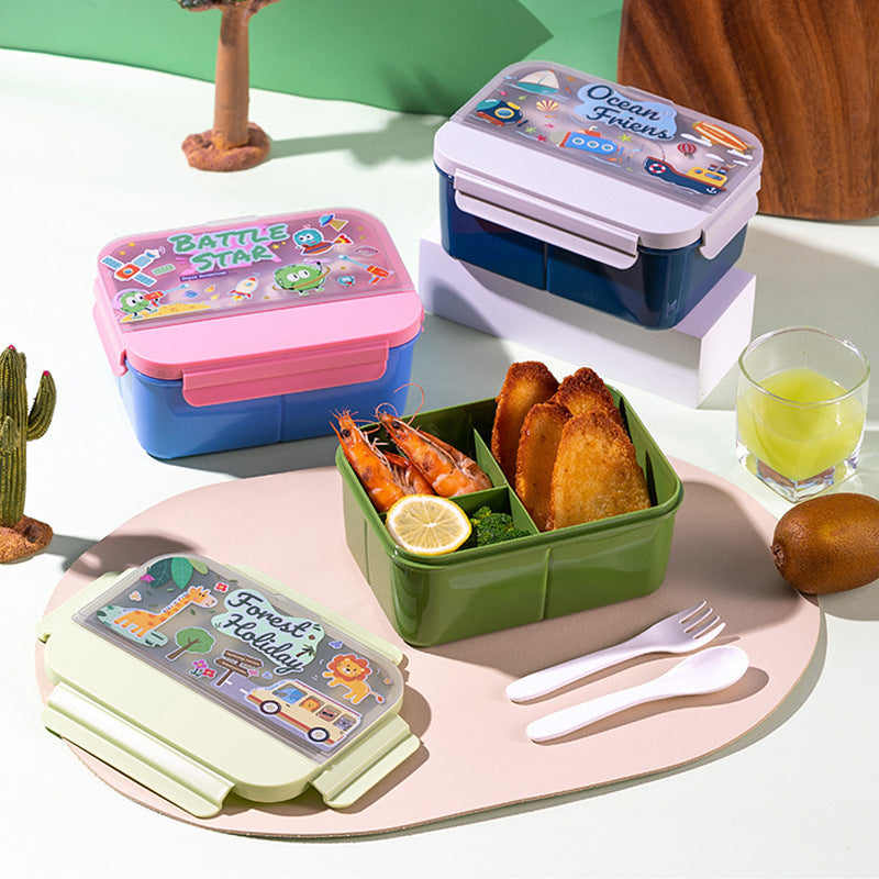 Multi-Compartment Food Serving Container
