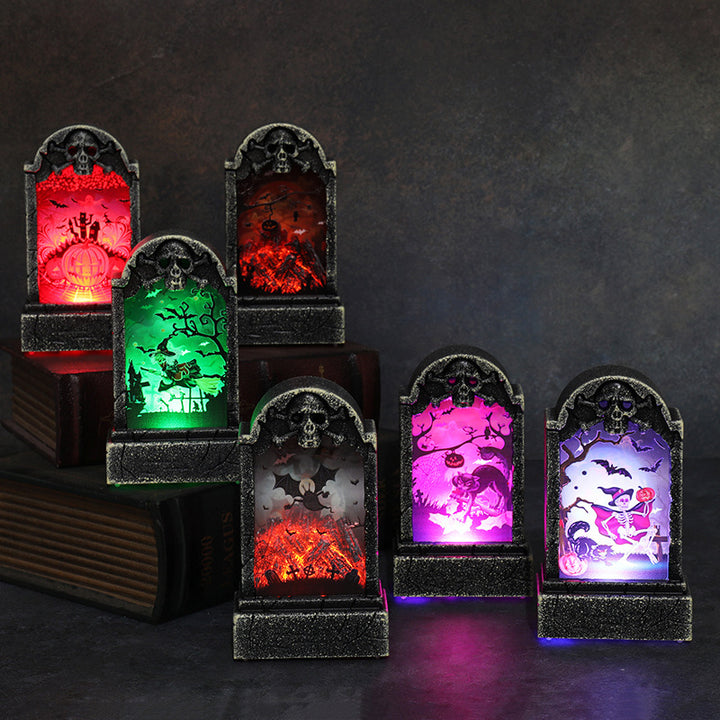 Decorative LED Haunted Graveyard Lantern Kalsten