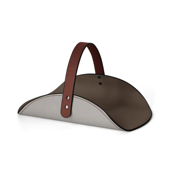 Stylish Leather Magazine Holder