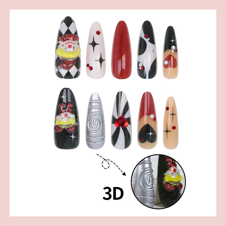 Art Nail Set with Creative Carnival Motifs Kalsten