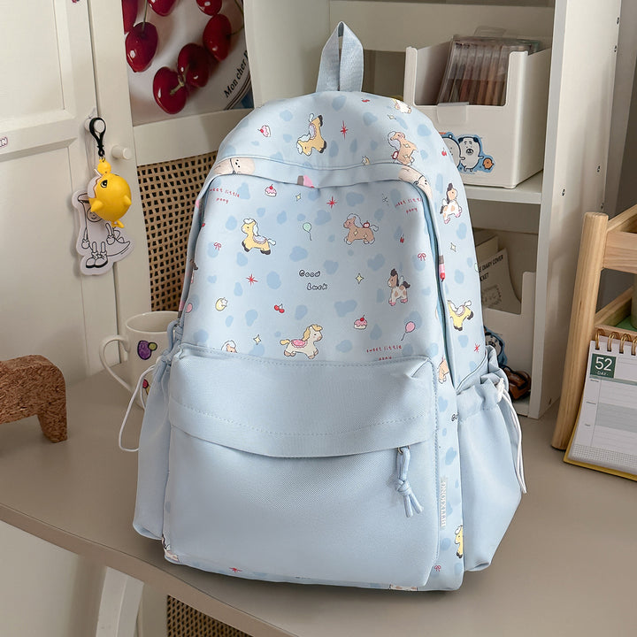 Cute Character Print Backpack Kalsten 1791205506