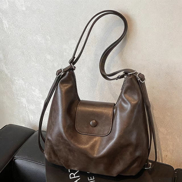 Modern shoulder bag with practical flap closure Kalsten