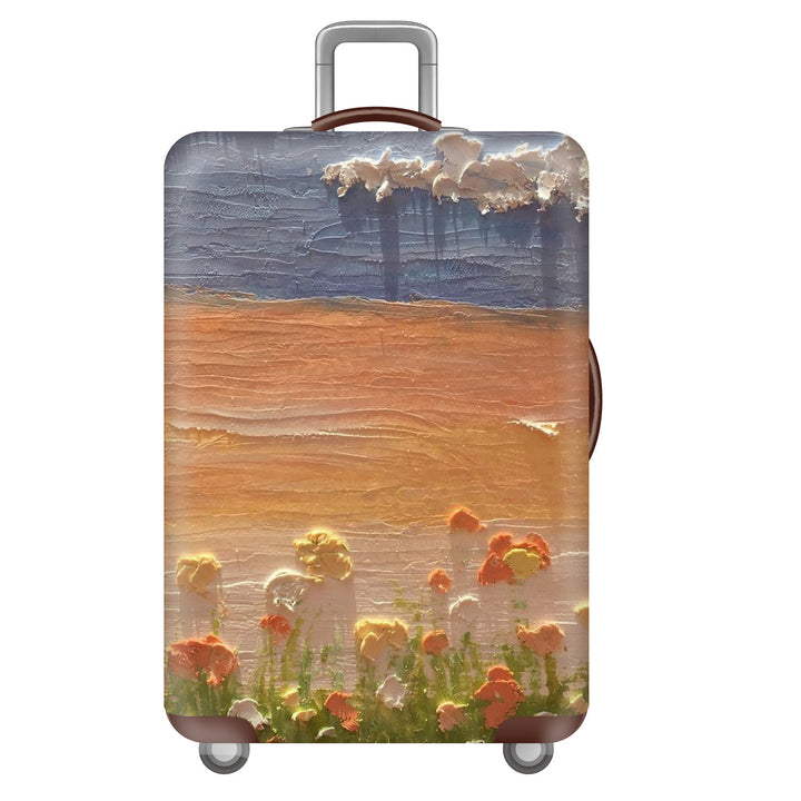 Women's Hard Shell Suitcase with Cheerful Kalsten Design