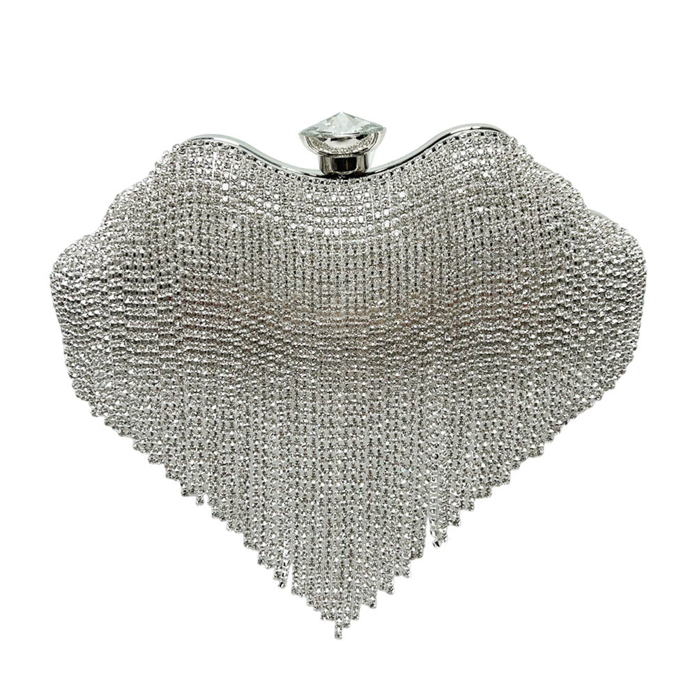 Crystal Fringe Evening Purse