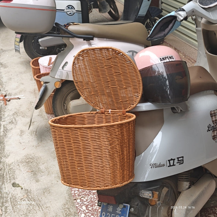 Woven Scooter Storage Basket Kalsten