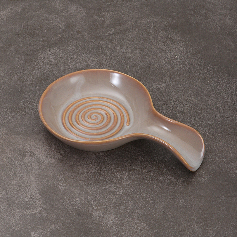 Artistic Spiral Design Serving Dish