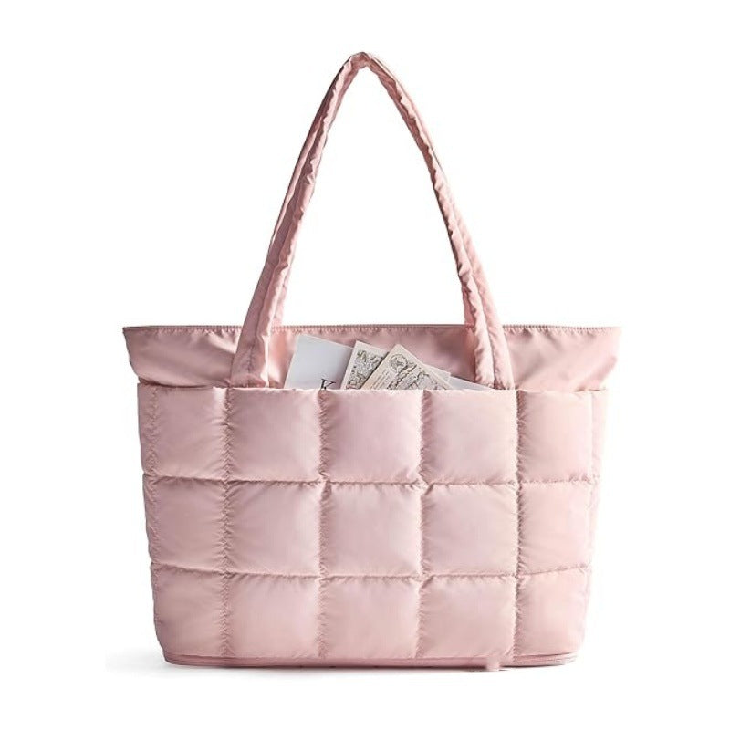 Practical Tote Bag with Quilted Design Kalsten