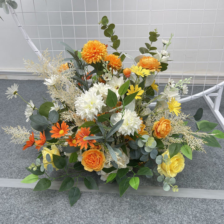 Autumn-Themed Decorative Floral Garland