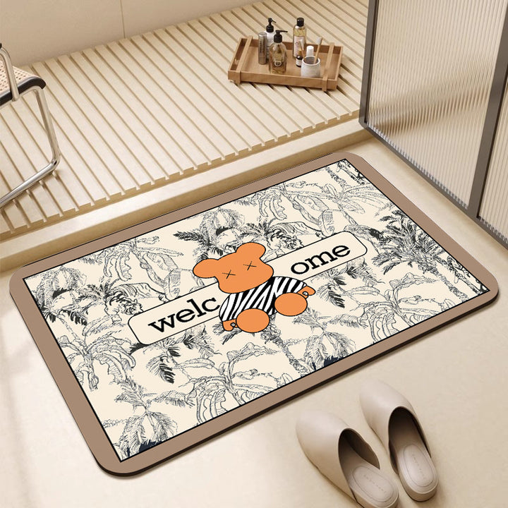 Artistic Cartoon Entrance Mat Kalsten