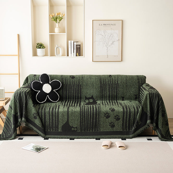 Cozy Floral Pattern Throw Blanket