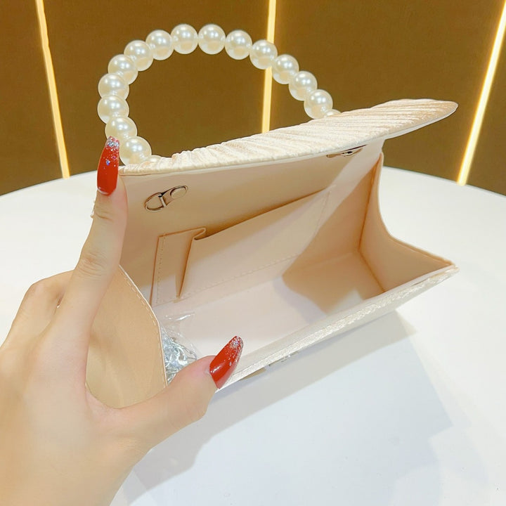 Elegant Pleated Evening Clutch
