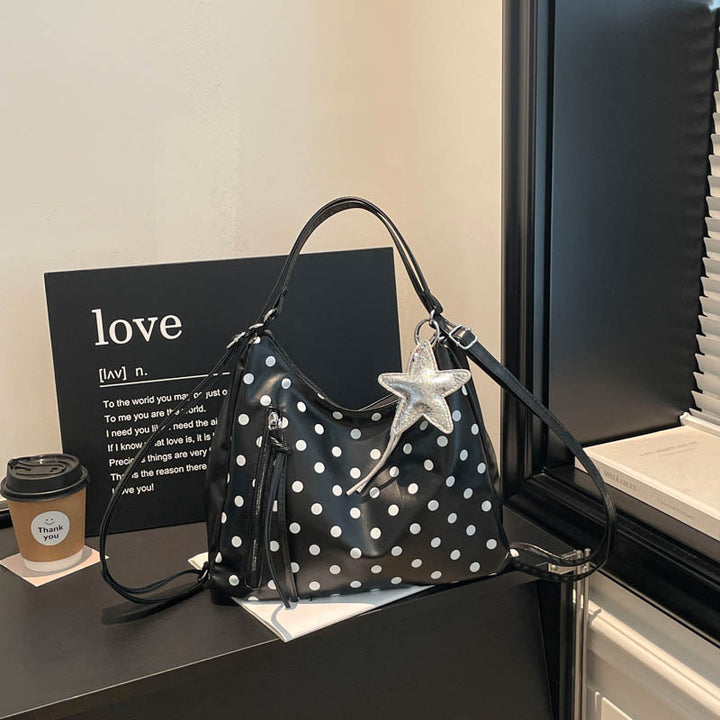 Stylish Polka Dot Tote Bag