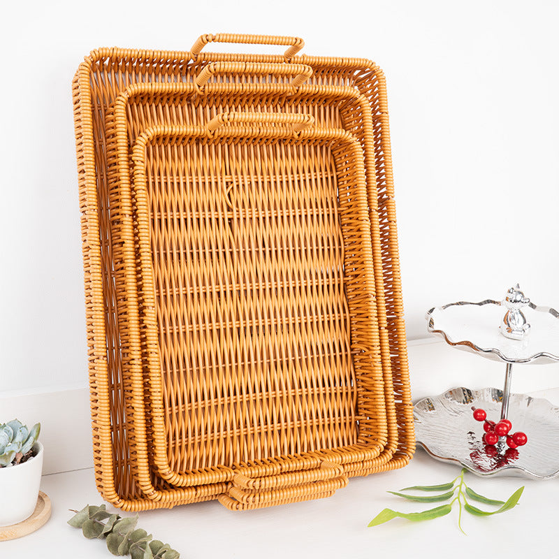 Handwoven Serving Tray Kalsten
