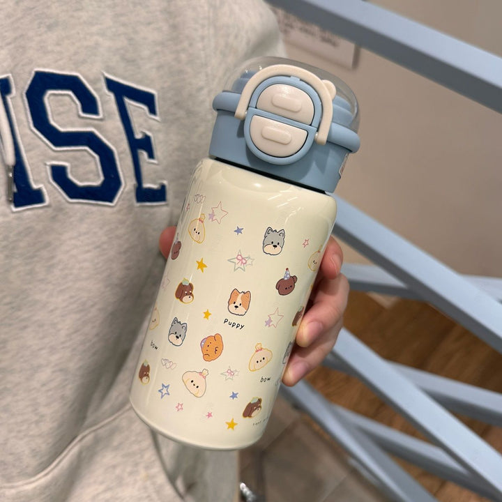 Women Waterproof Water Bottle with Leak-proof Lid and Animal Design Kalsten