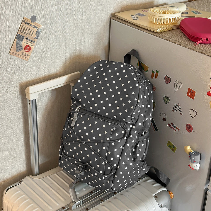 Stylish Polka Dot Backpack Kalsten