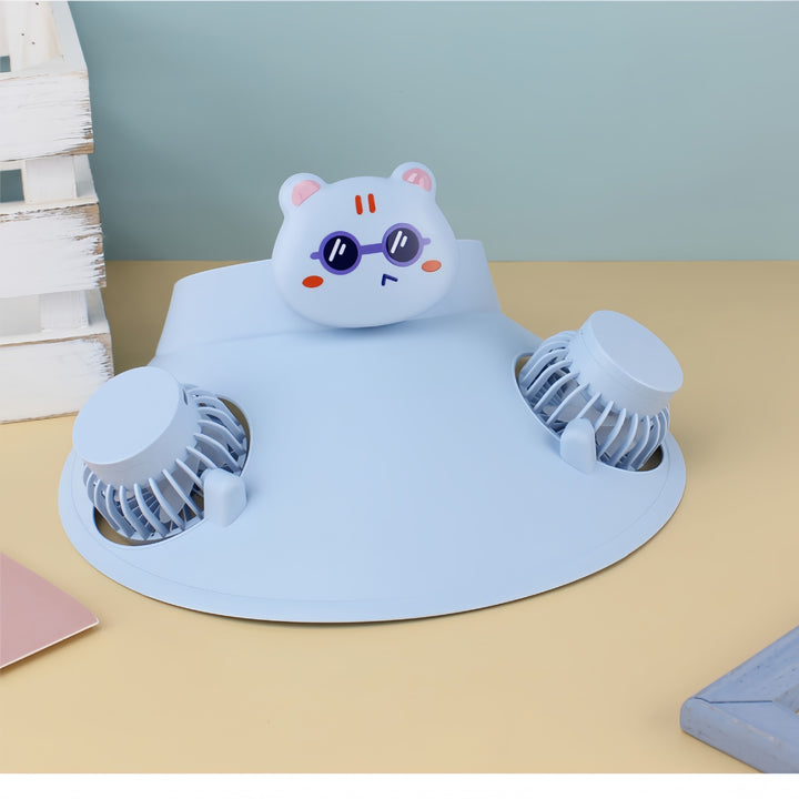 Women's Portable Handheld Fan with Animal Panda Design Kalsten