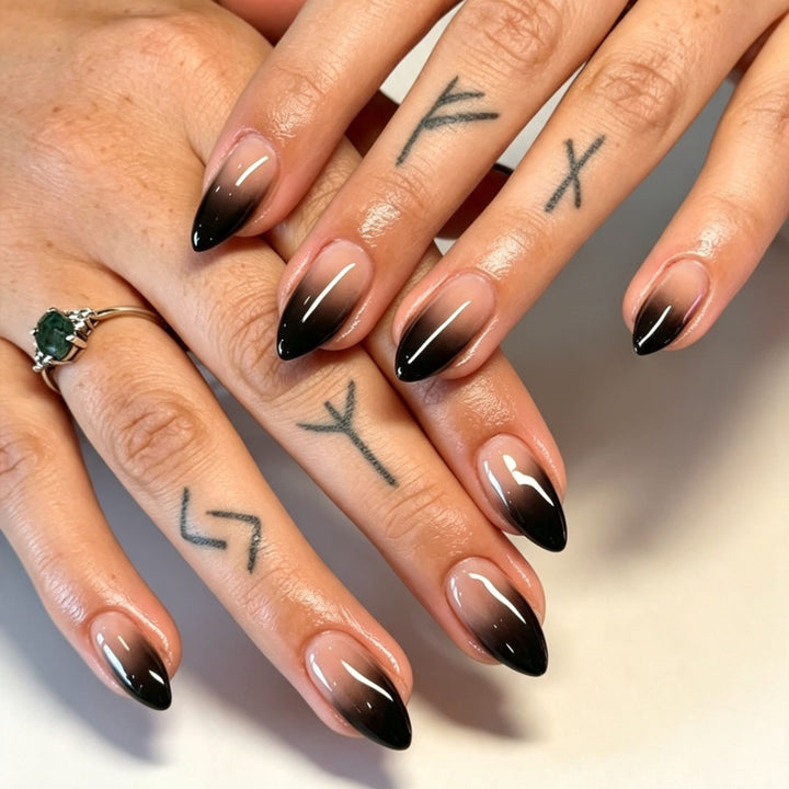Ombre Pointed Press-On Nails Kalsten
