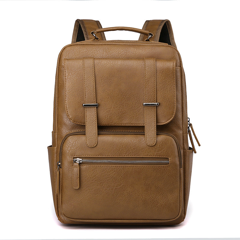 Leather Laptop Backpack Kalsten