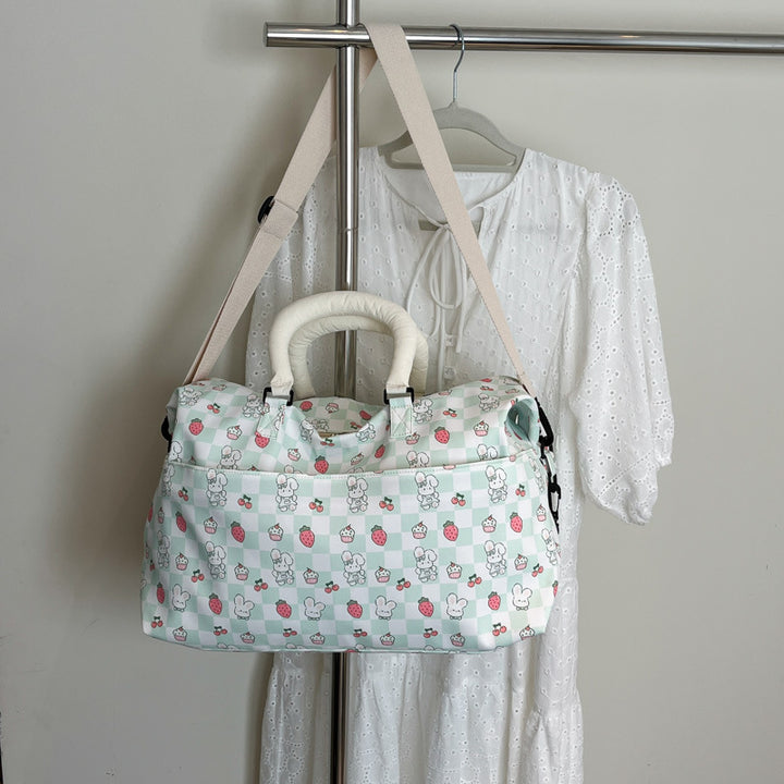 Playful Patterned Travel Duffle Bag Kalsten