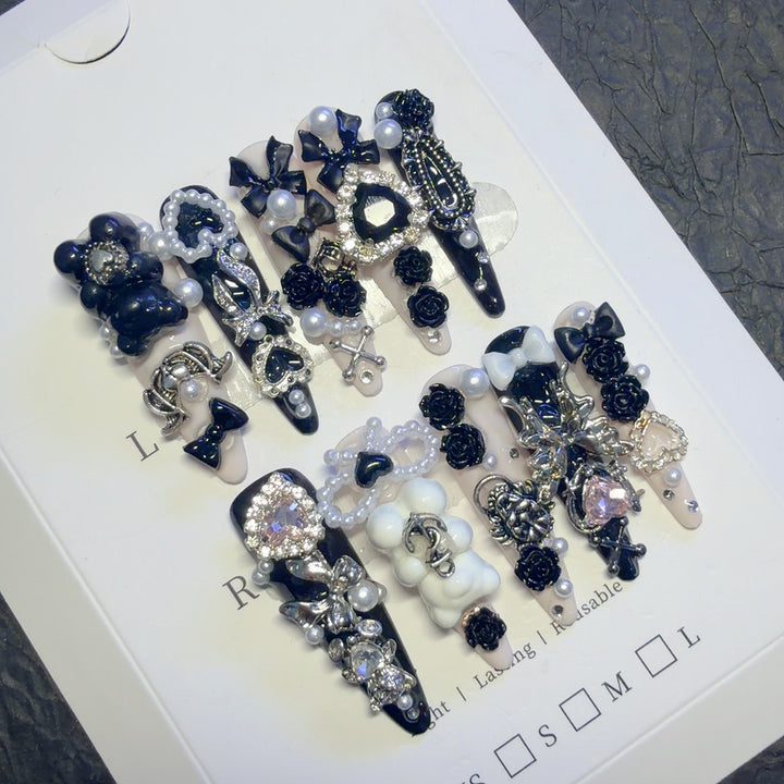 Decorative Rhinestone Hair Accessory Set