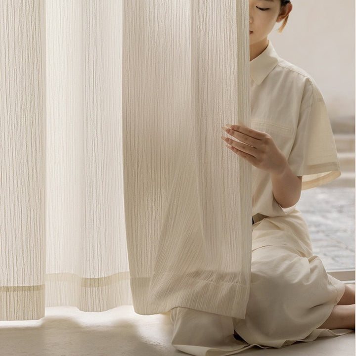 Textured Linen Curtains Kalsten