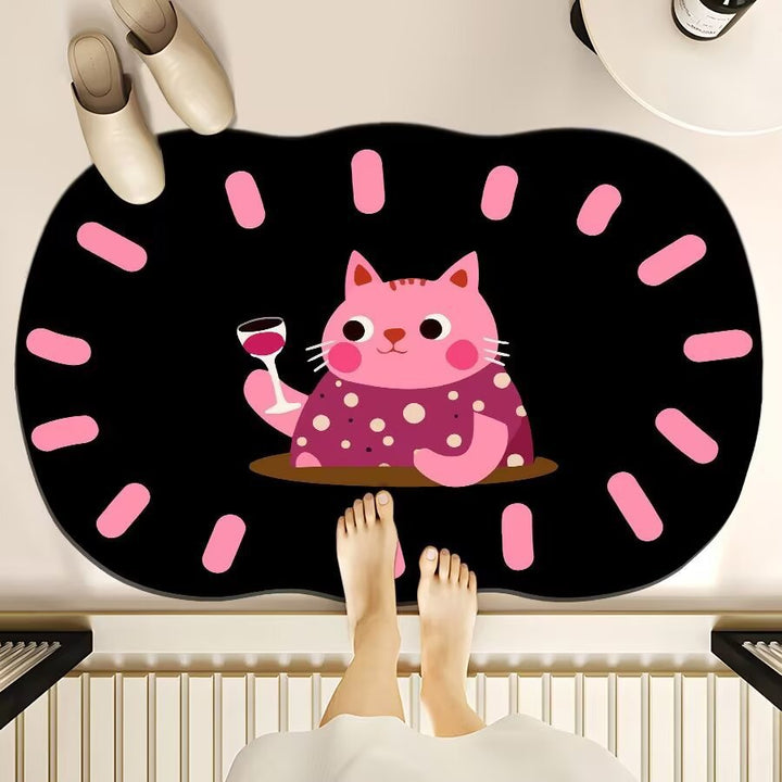Cute Cartoon Bear Bath Mat Kalsten