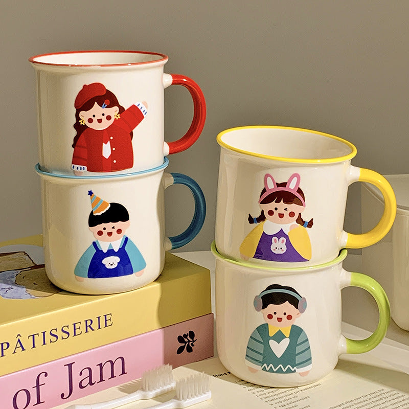 Ceramic mug with cute children's design Kalsten