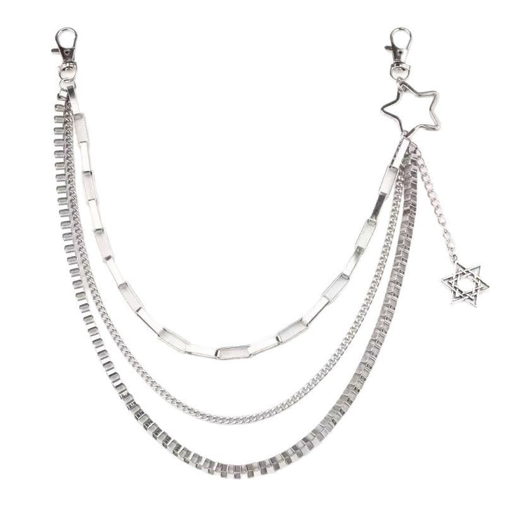 Fashionable chain accessory with star pendant Kalsten