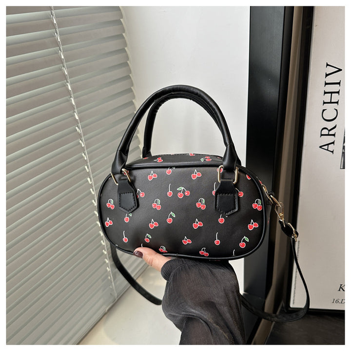 Playful Cherry Print Mini Handbag Kalsten