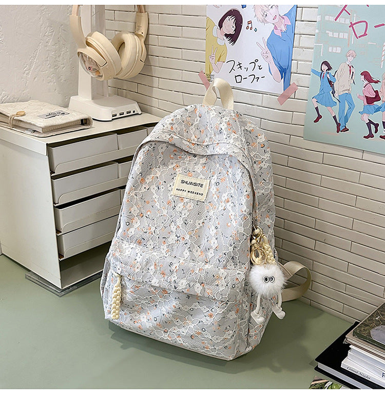 Trendy Checked Backpack Kalsten