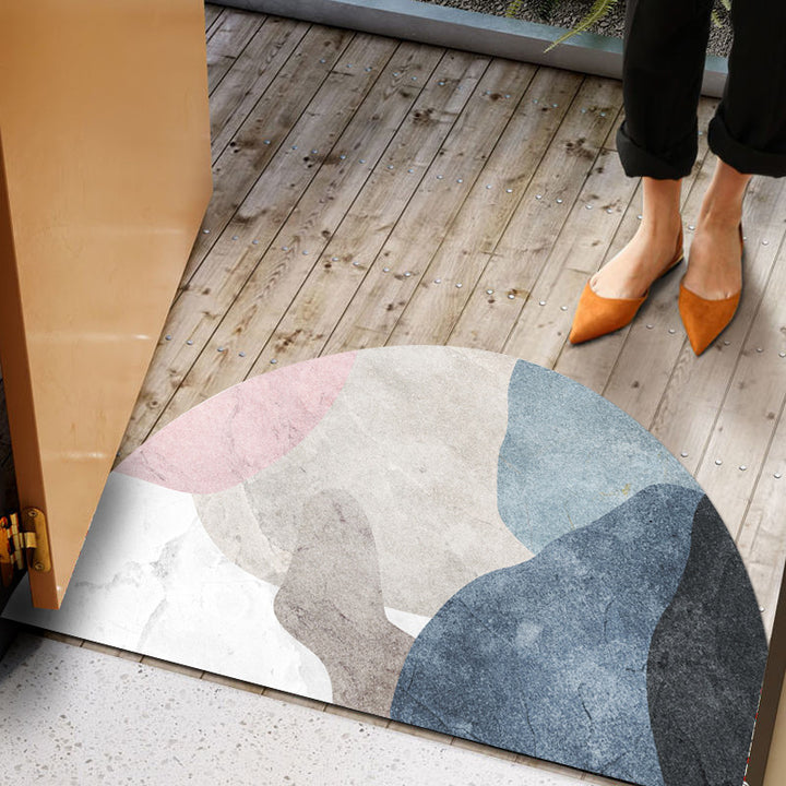 Geometric Patterned Entryway Mat