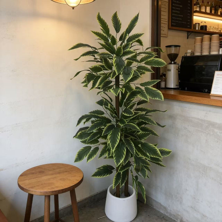 Lifelike Indoor Faux Foliage Plant
