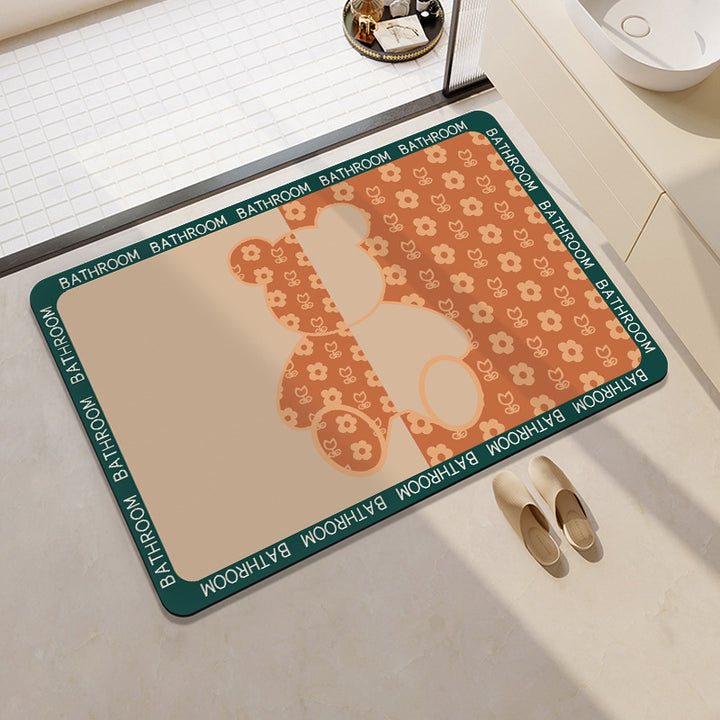 Cute Cartoon Character Bath Mat Kalsten