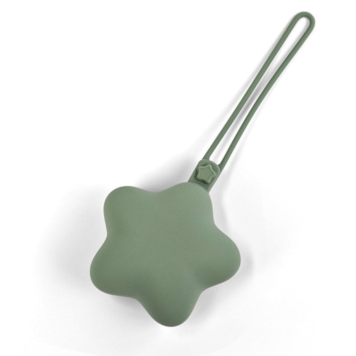 Silicone Star-Shaped Mini Pouch with Loop Strap